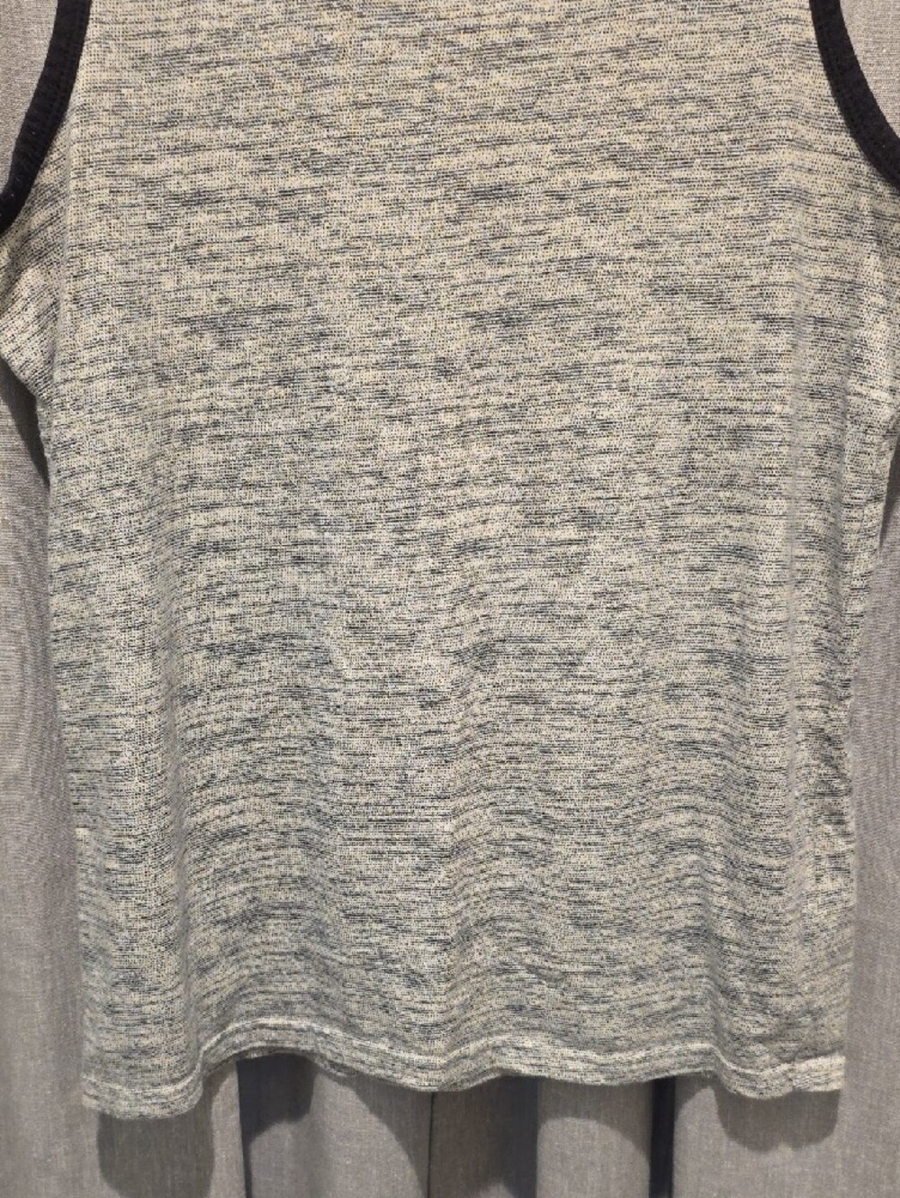 Hollister Grey Marl Heather Tank with Black Trim - Picture 3 of 13